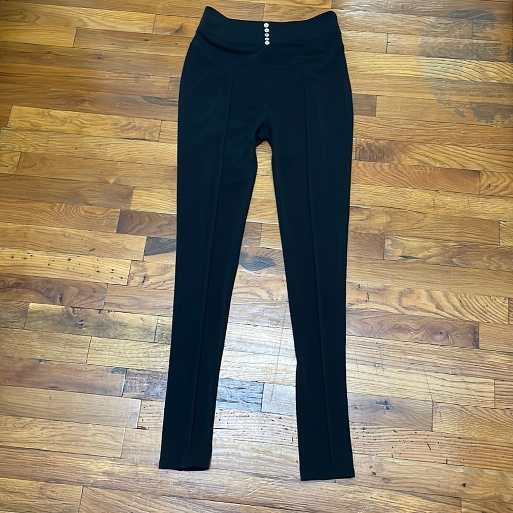 Cinq à sept black formal leggings size 4